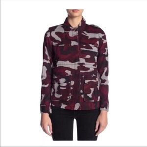 ROMEO +‎ JULIET COUTURE Camo Button Front Jacket Fall Essential Everyday Casual